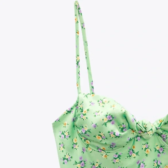 ❗️SOLD❗️ZARA SATIN EFFECT PRINT DRESS - Picture 8 of 8